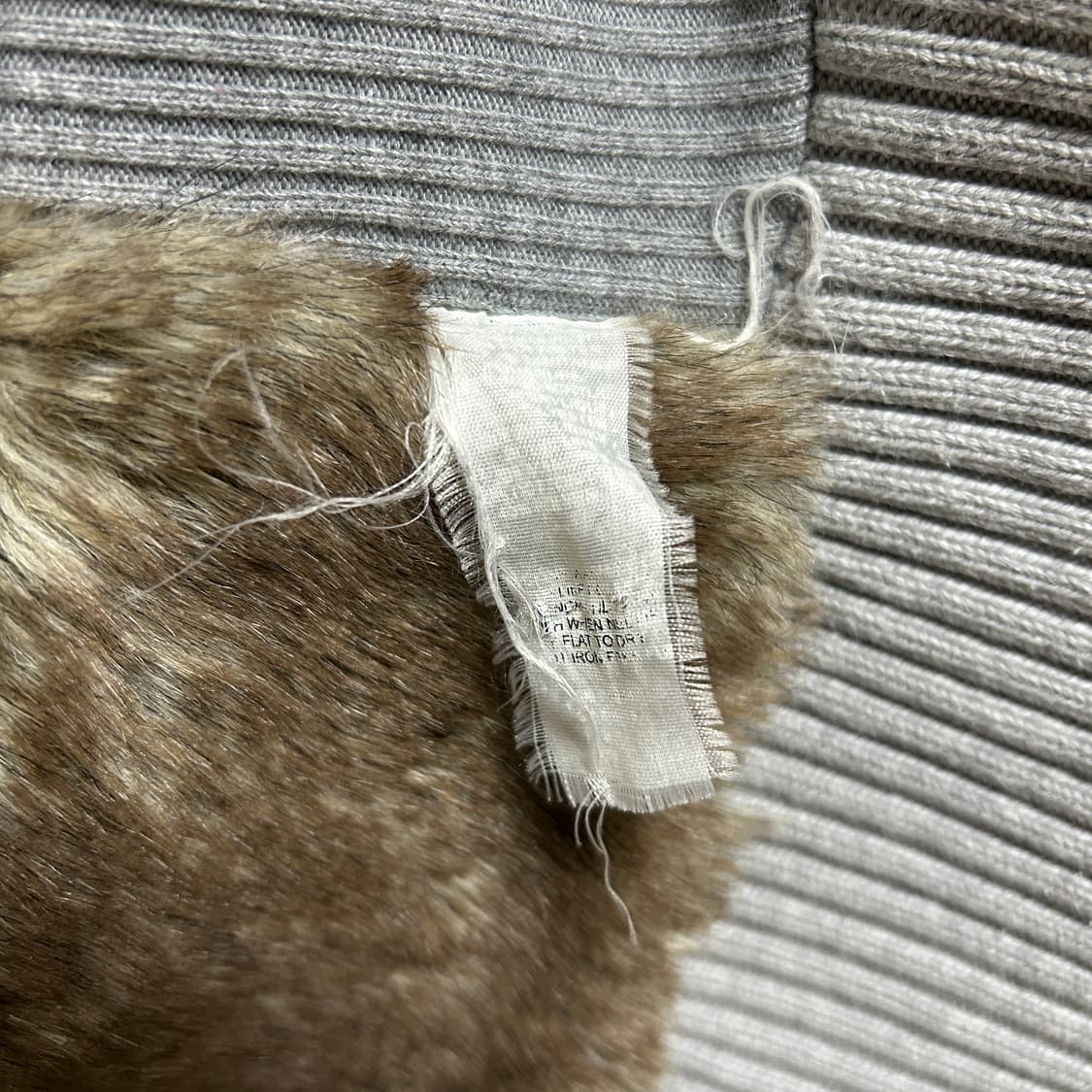 아베크롬비 자수로고 울프죠 투웨이 후드집업 그레이 상품이미지6