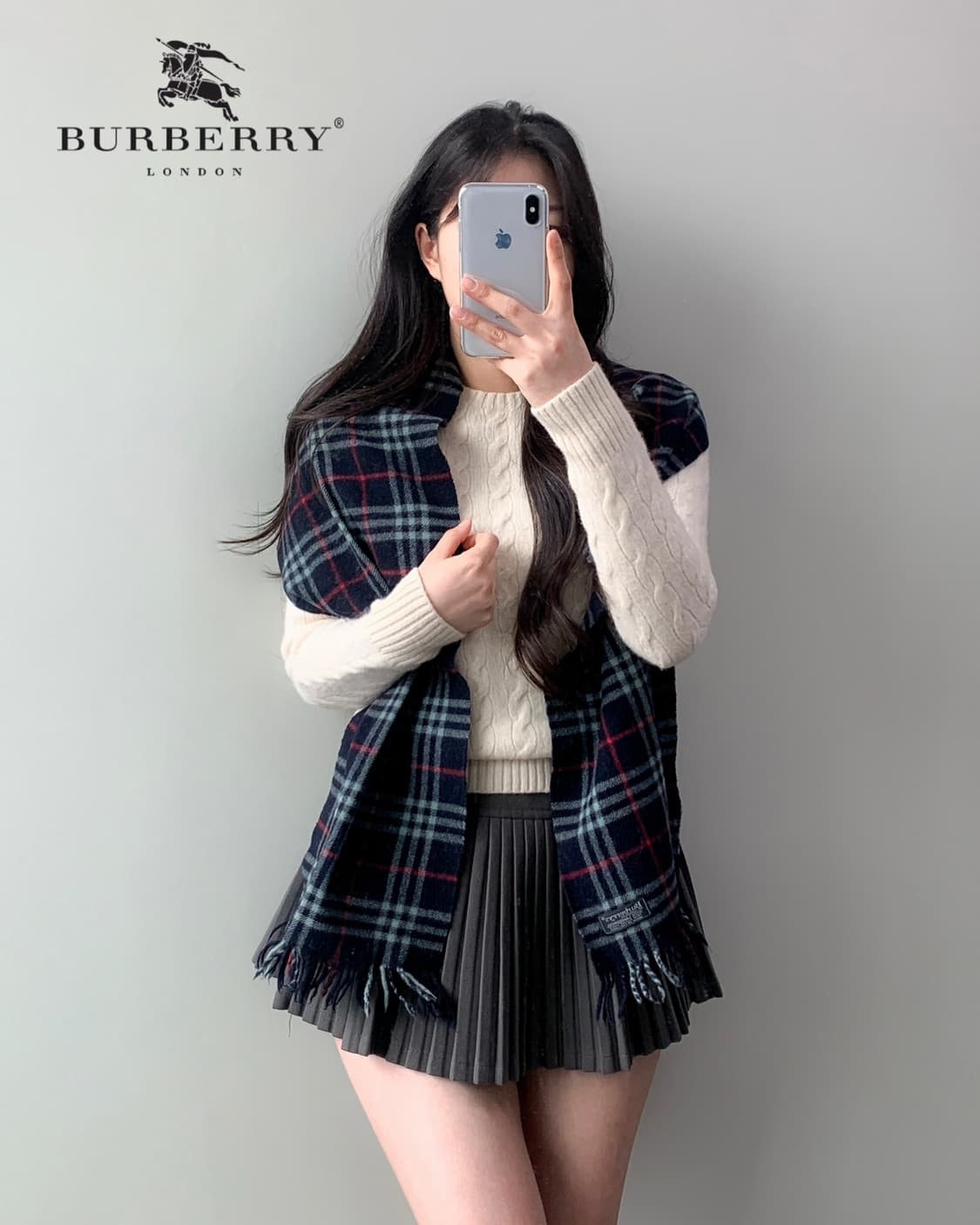 버버리 램스울 머플러 상품이미지3