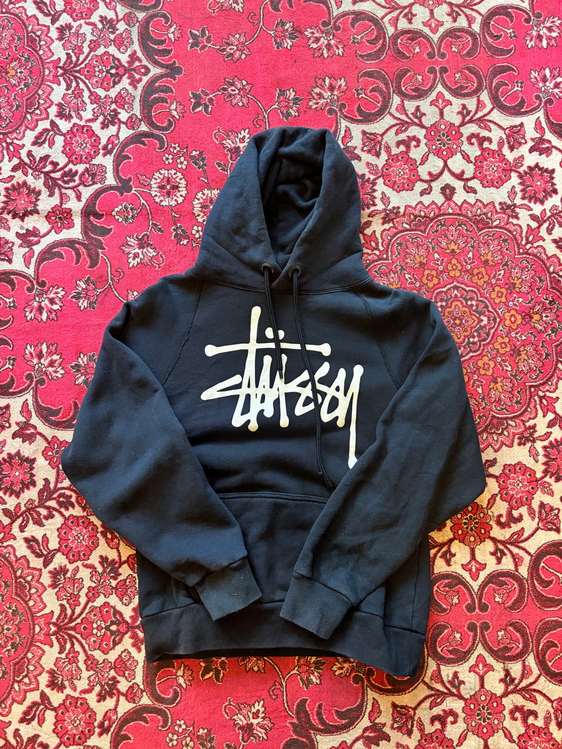 Stüssy Logo Pullover Hoodie 상품이미지1