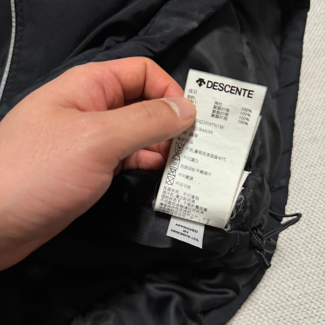 데상트 캐나다 스피드 스케이팅 패딩 자켓 상품이미지5