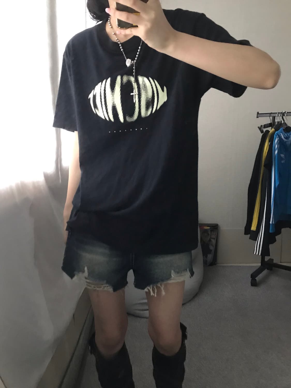 미스치프 블랙 반팔티셔츠 상품이미지8
