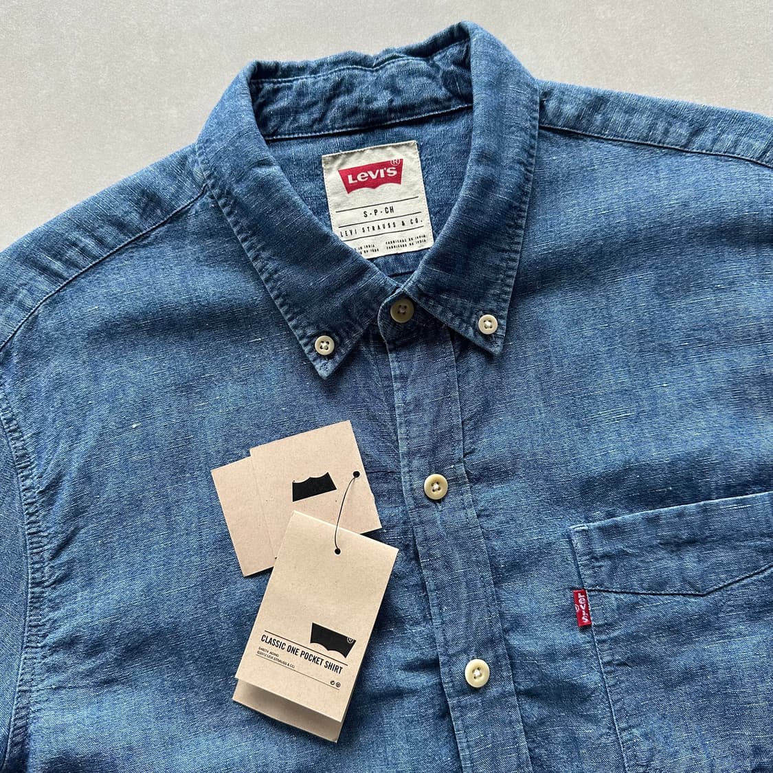 [S]리바이스 Levi's 클래식 포켓 샴브레이 셔츠 상품이미지7