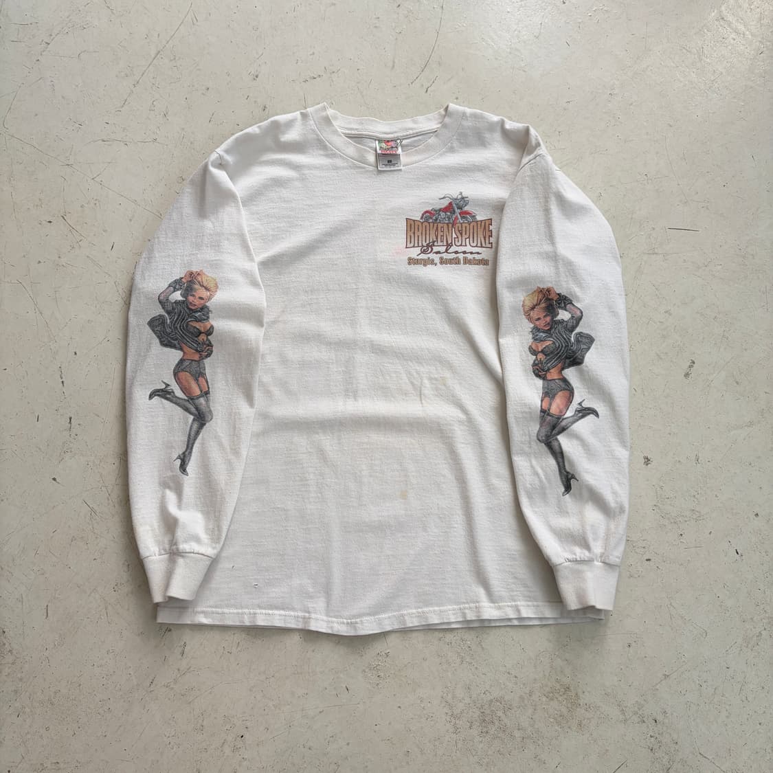 00s 브로큰 스포크 살롱 바이크 바 빈티지 롱슬리브 L 상품이미지5