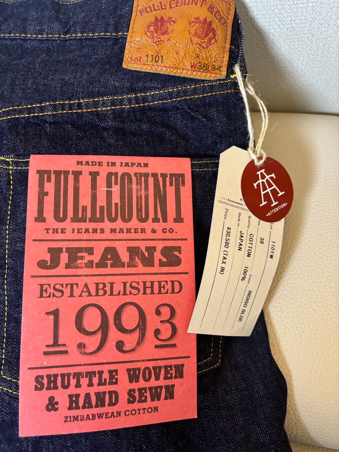 풀카운트 1101w 38 상품이미지1