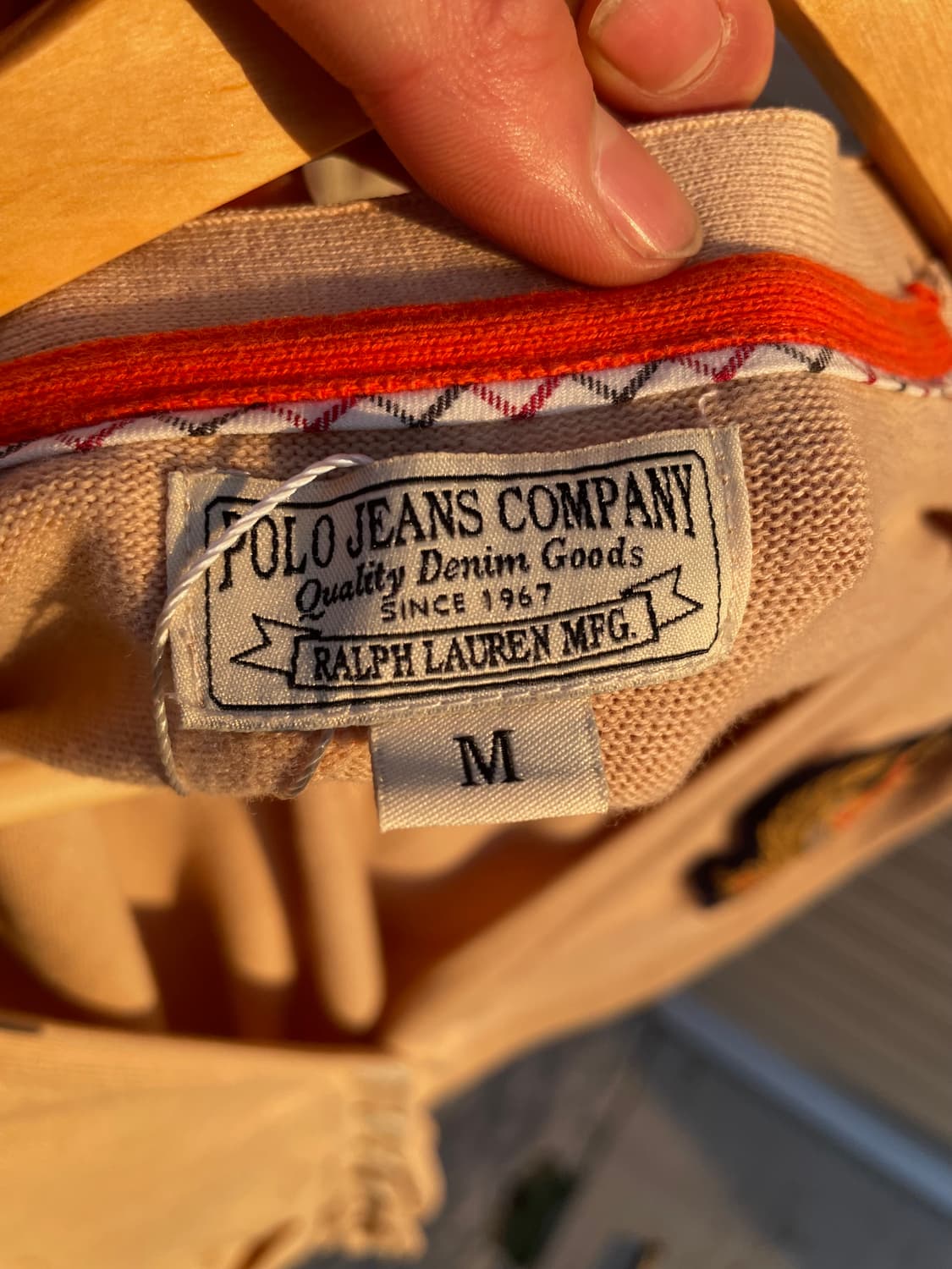 폴로 프레피 베이지 가디건  상품이미지4