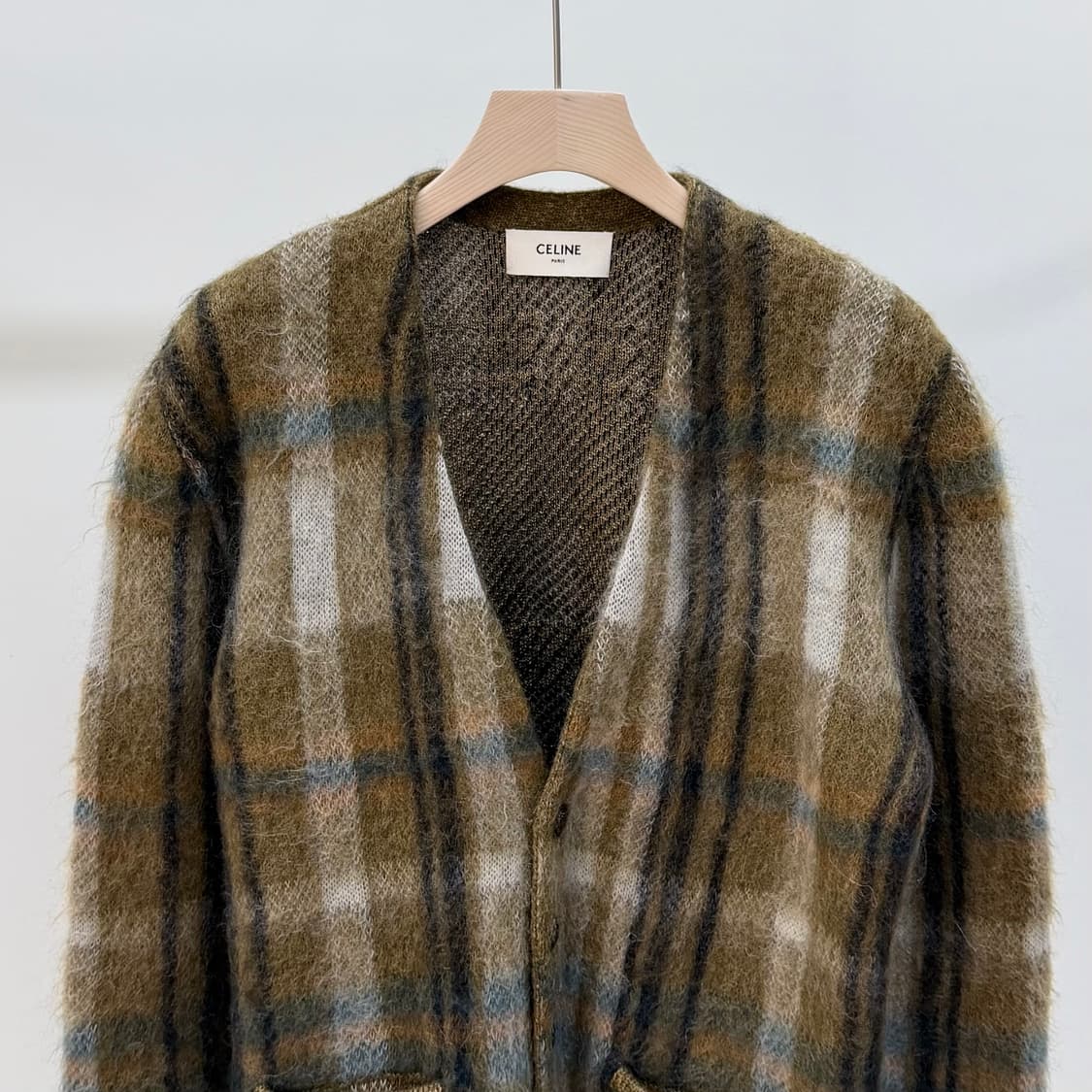 [S+급/오버핏S] 셀린느 브러쉬드 모헤어 가디건 상품이미지2