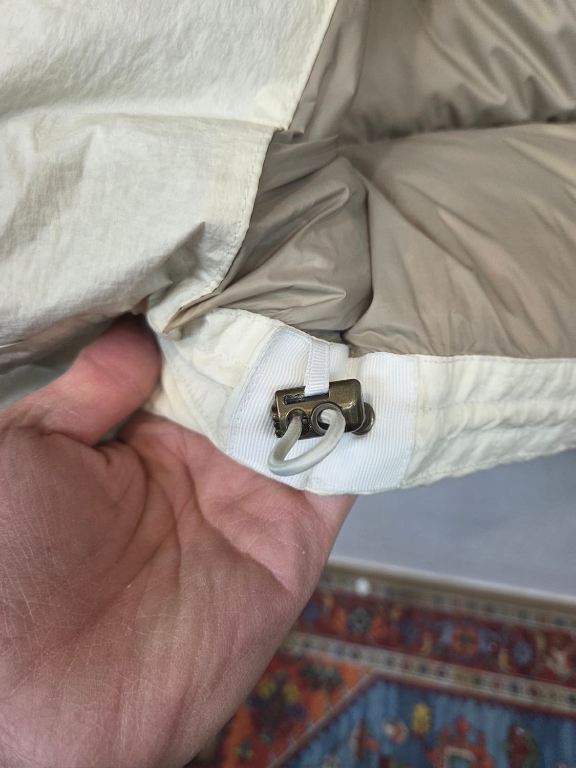 스컬프터 백로고 덕다운 나일론 푸퍼패딩 L 상품이미지5