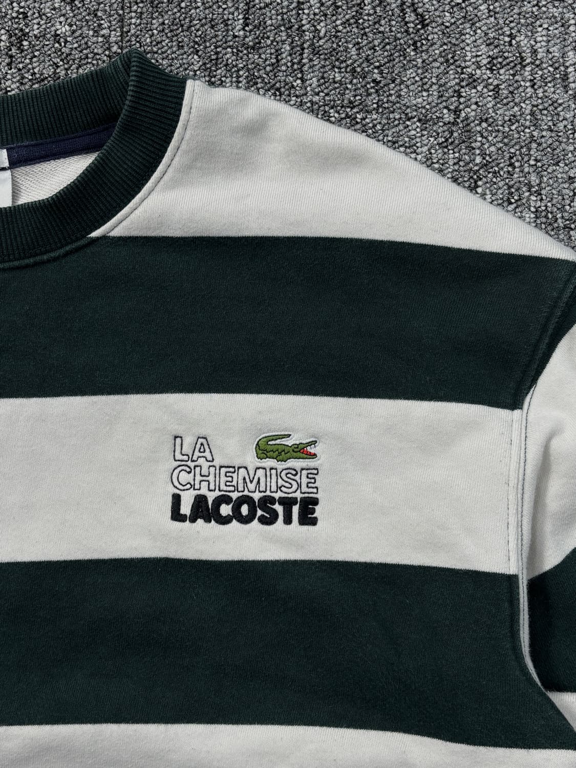 라코스테 라이브 스트라이프 플리스 스웻셔츠 상품이미지4