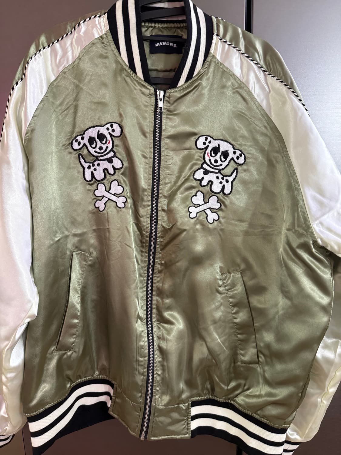 위캔더스 SOUVENIR JACKET 그린 L 상품이미지3