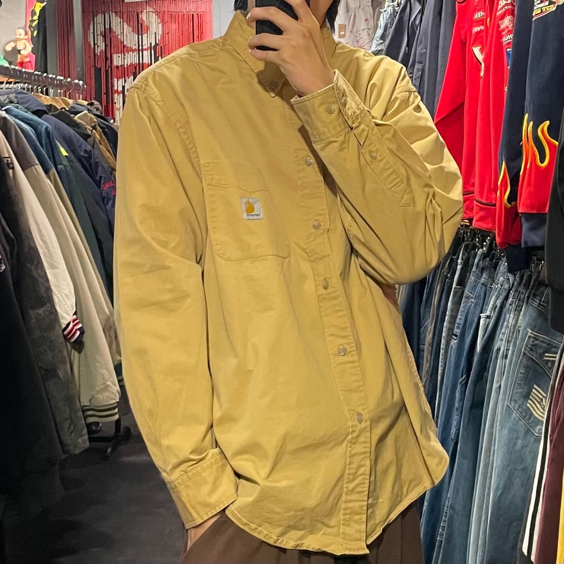 [IM] carhartt 칼하트 배이지 긴팔셔츠 상품이미지4