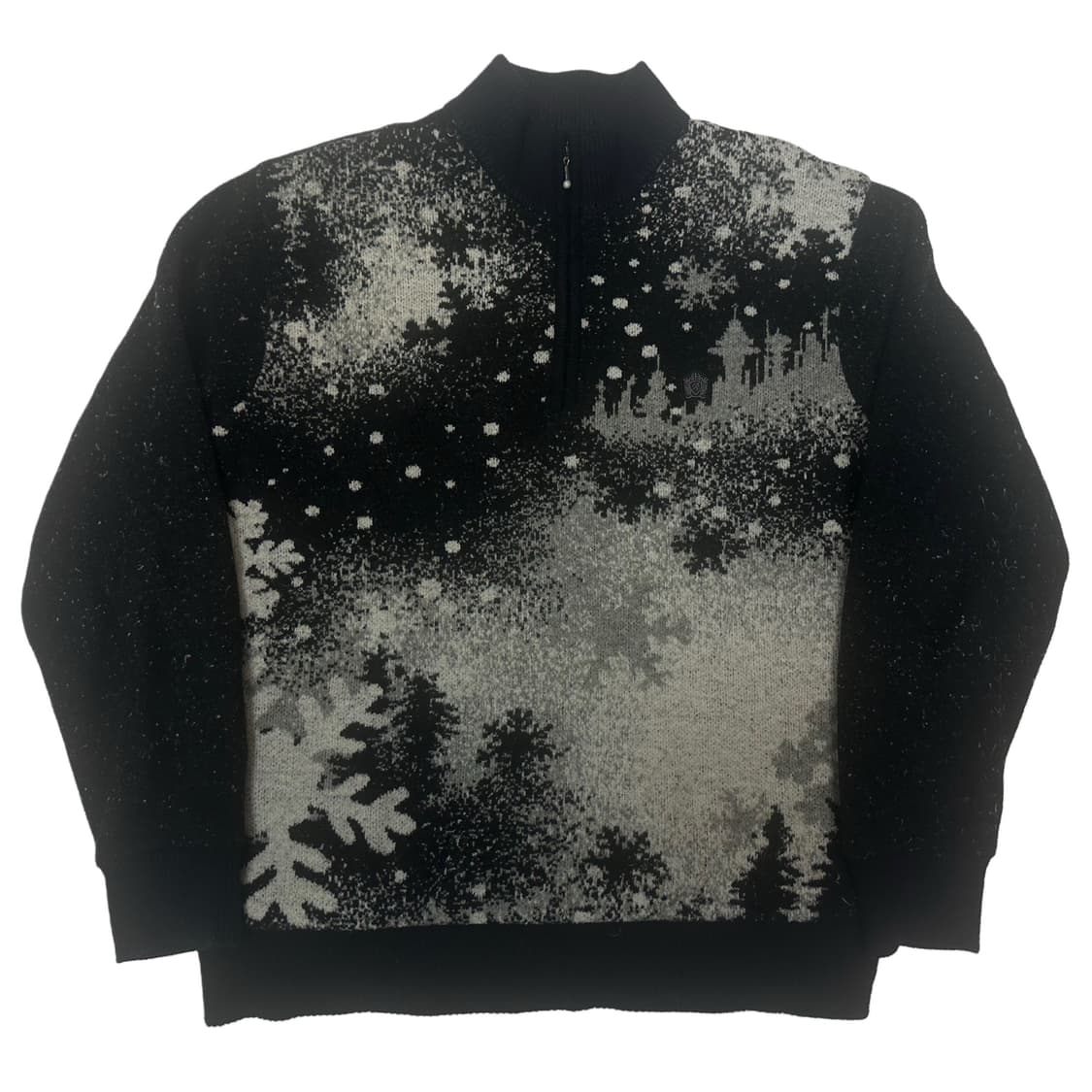 레드옥스 스노우패턴 니트반집업 105 상품이미지1