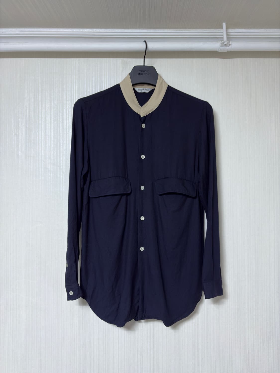 BED j.w. FORD | Mandarin Collar Shirt 상품이미지1