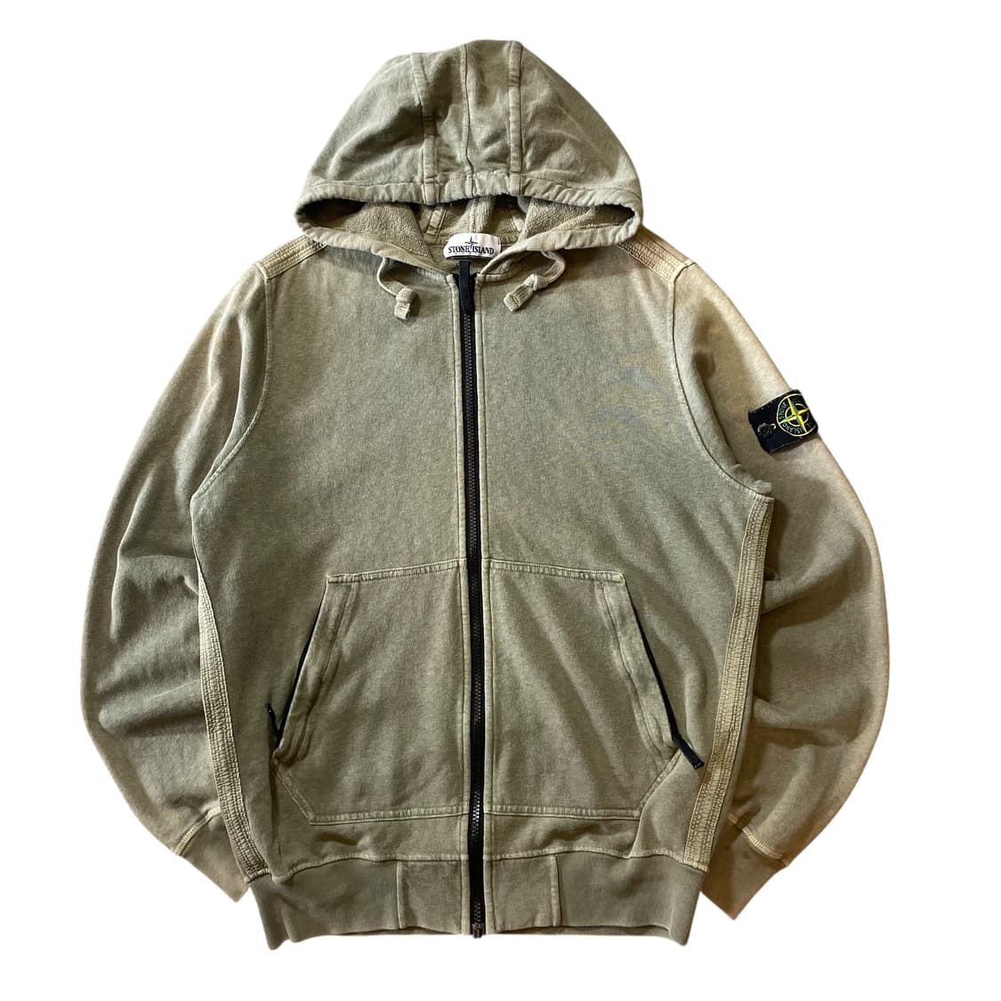 스톤아일랜드 피그먼트 후드집업 상품이미지1