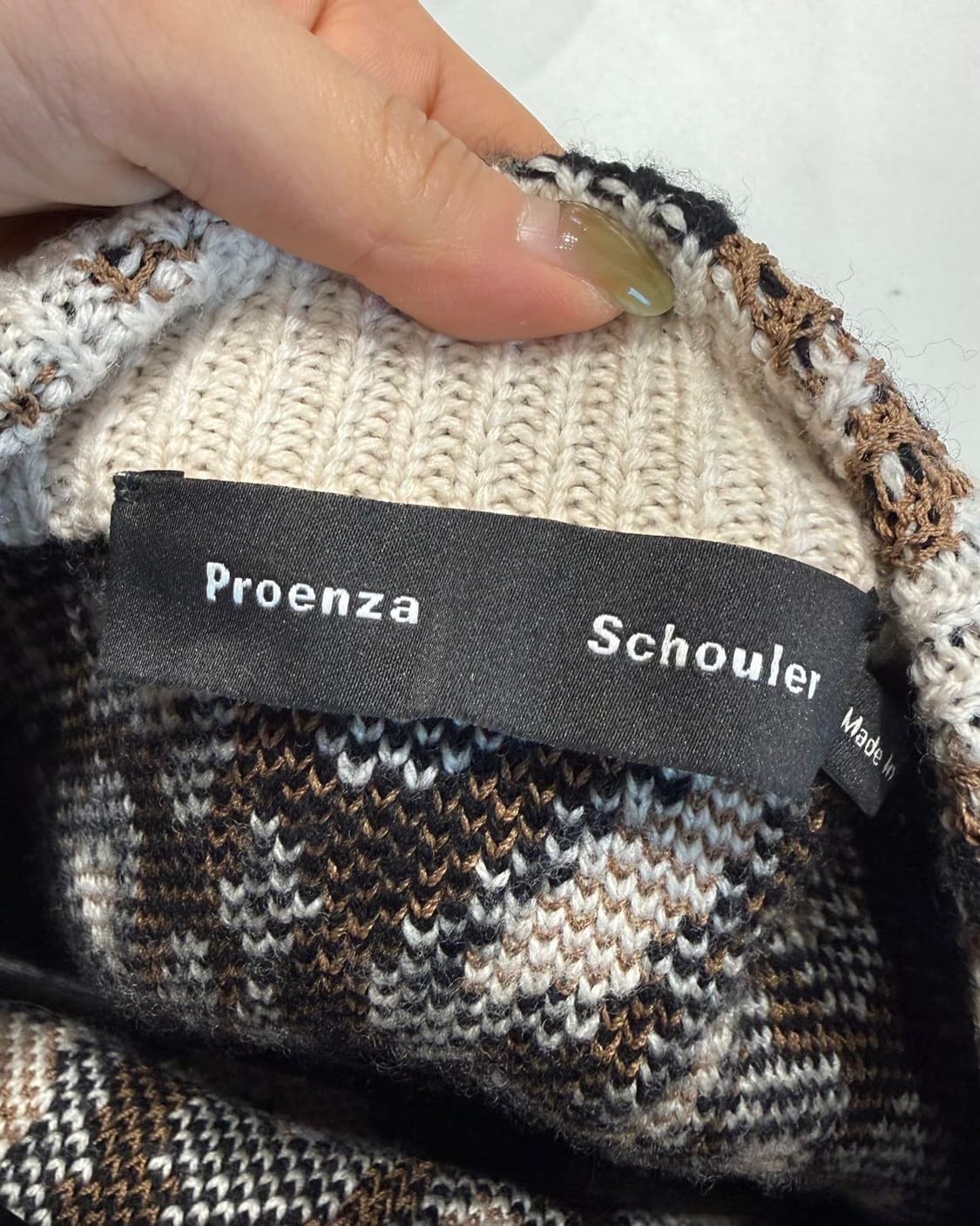 프로엔자 슐러 브라운 레오파드 니트  상품이미지8