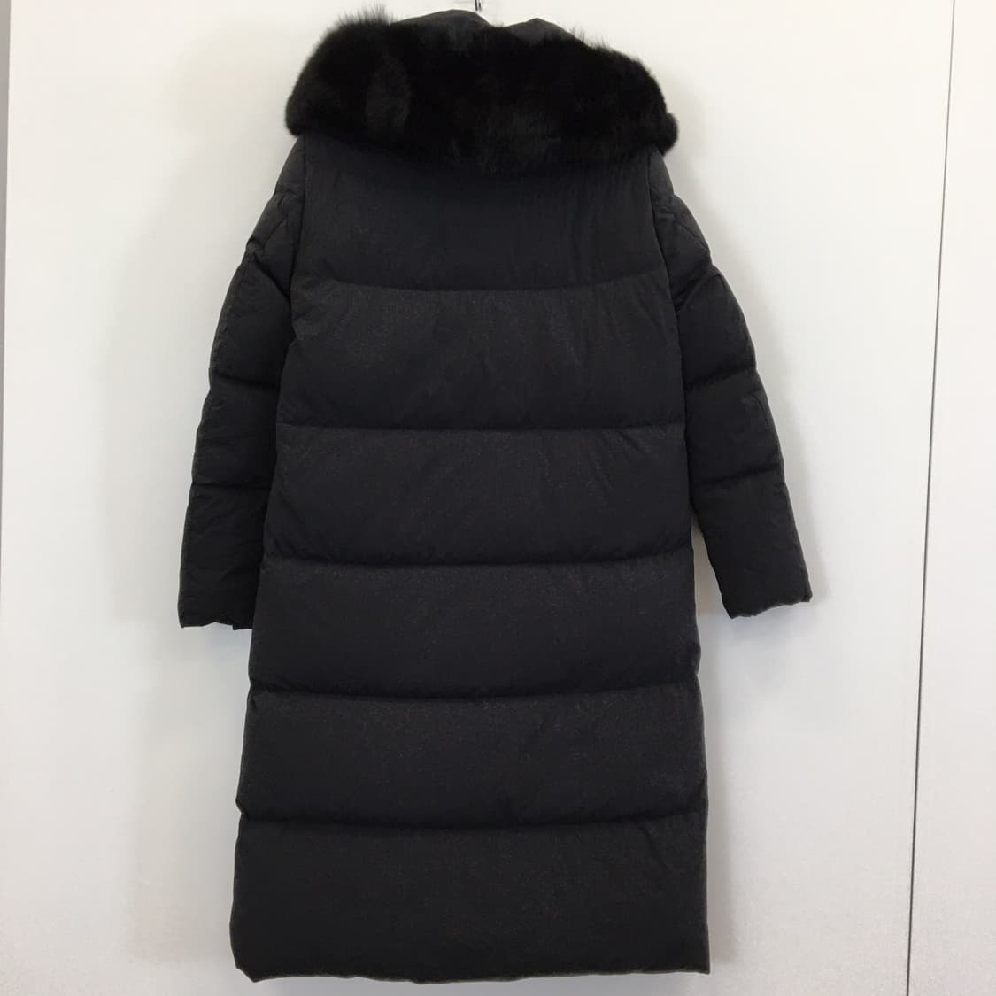 SO.WOOL 폭스퍼 헝가리구스다운 롱패딩 M  상품이미지4