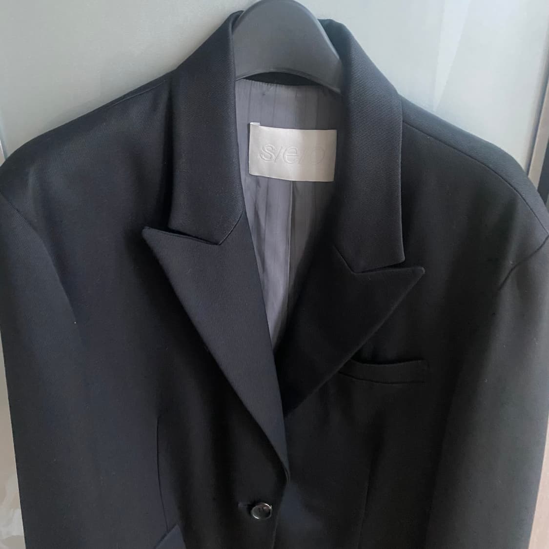SEO 에스이오 블랙 자켓 1사이즈 상품이미지6