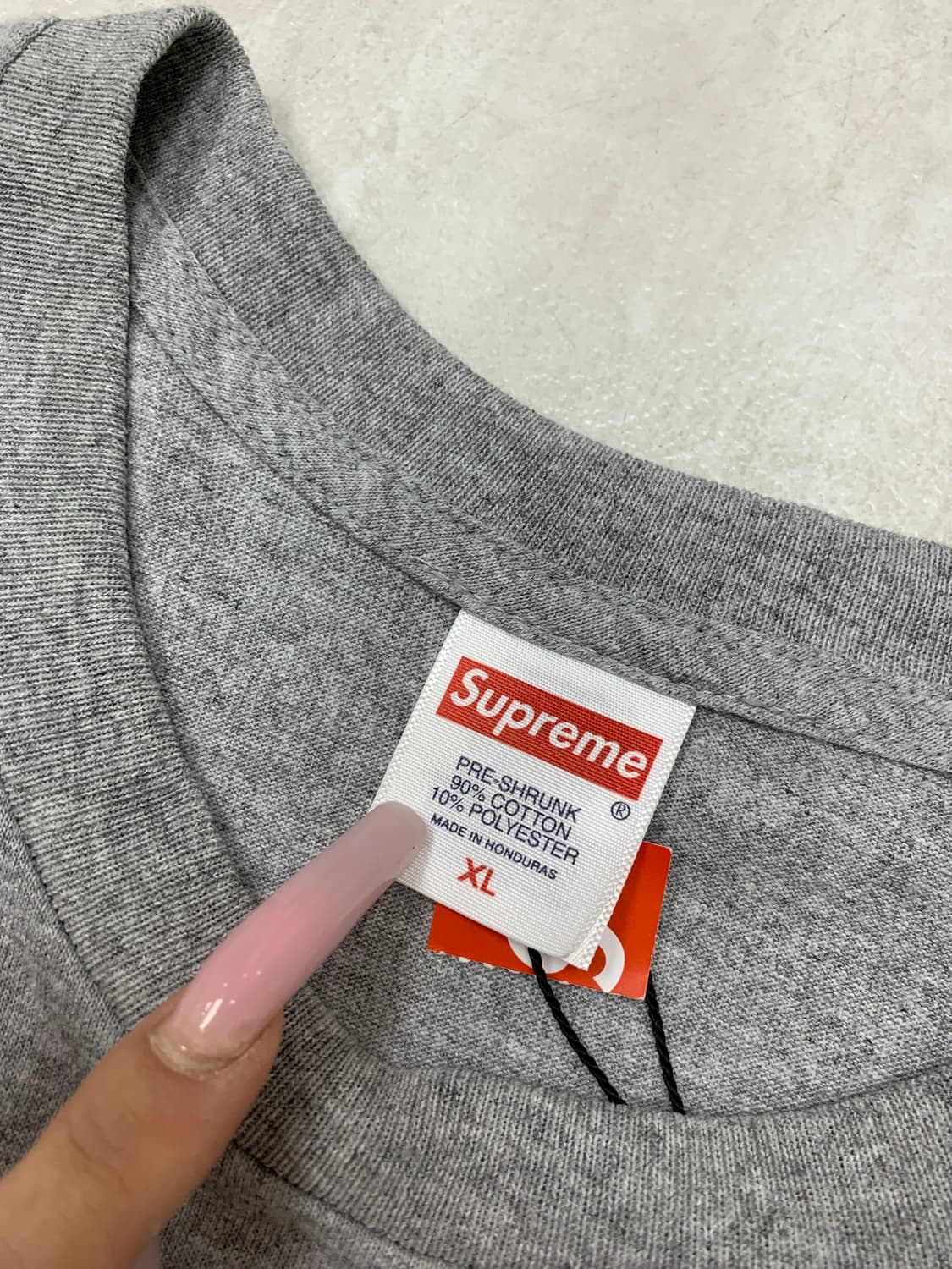 슈프림 조크 티셔츠 헤더 그레이 FW25 #590 상품이미지3
