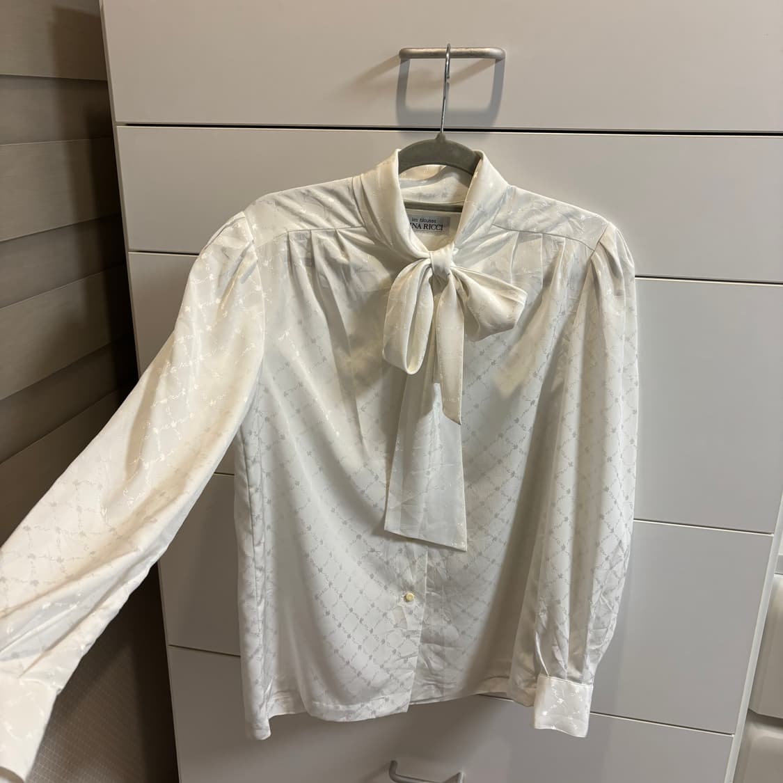 니나 리치(Nina Ricci) 화이트 타이 블라우스 상품이미지3