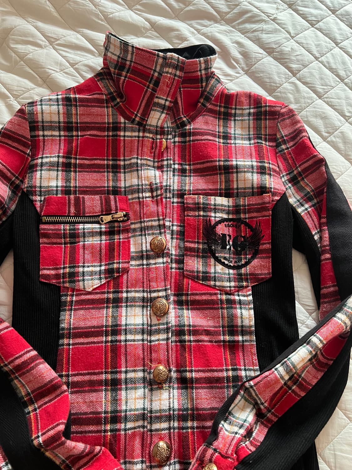 EGOIST RED Y2K shirts  상품이미지3