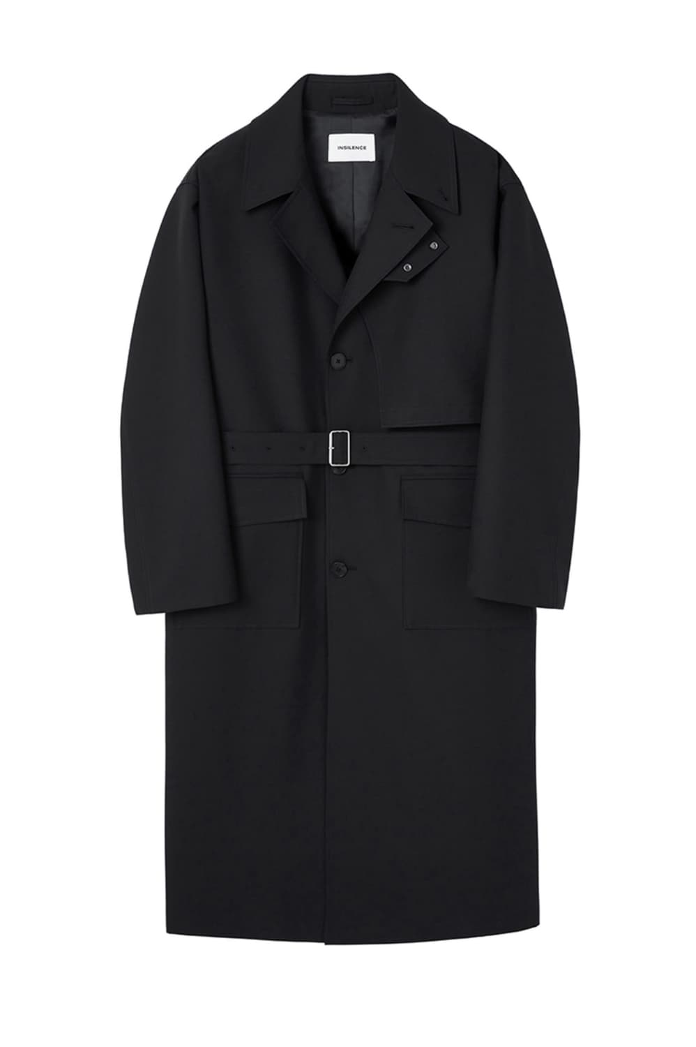[L]인사일런스 울 싱글 트렌치코트 상품이미지2