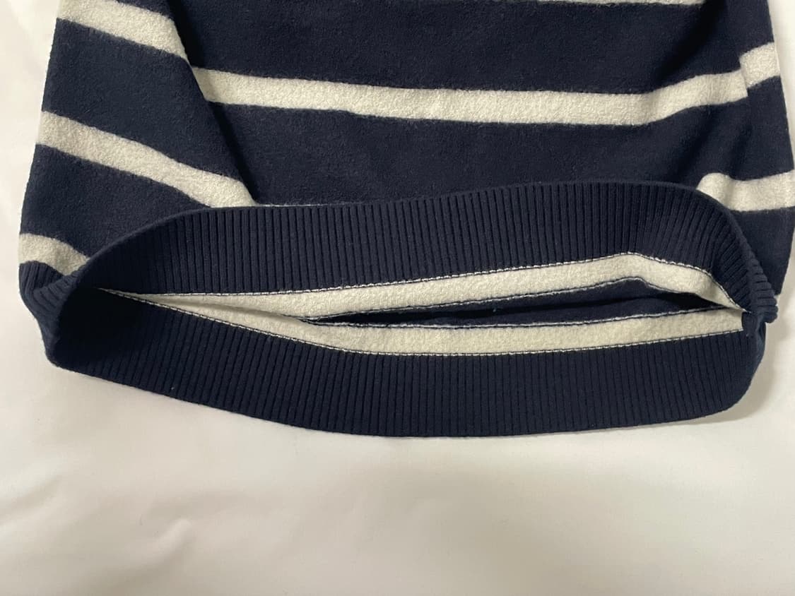 [XL] 코스 보일드 울 크루넥 스웨터 스트라이프 니트 상품이미지5