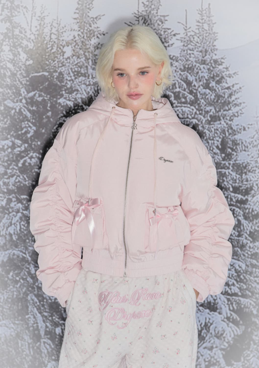 드라이로즈 SHIRRING DUCK DOWN PUFFER JACKET 상품이미지1