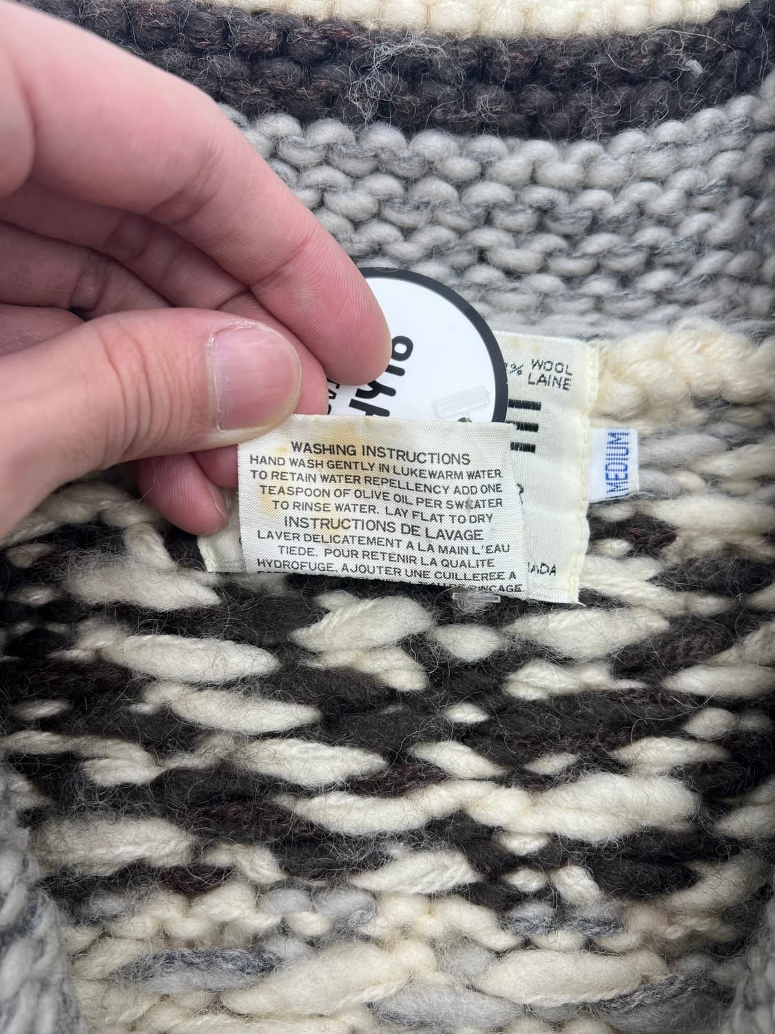 캐네디언 헤비 울 스웨터 상품이미지4