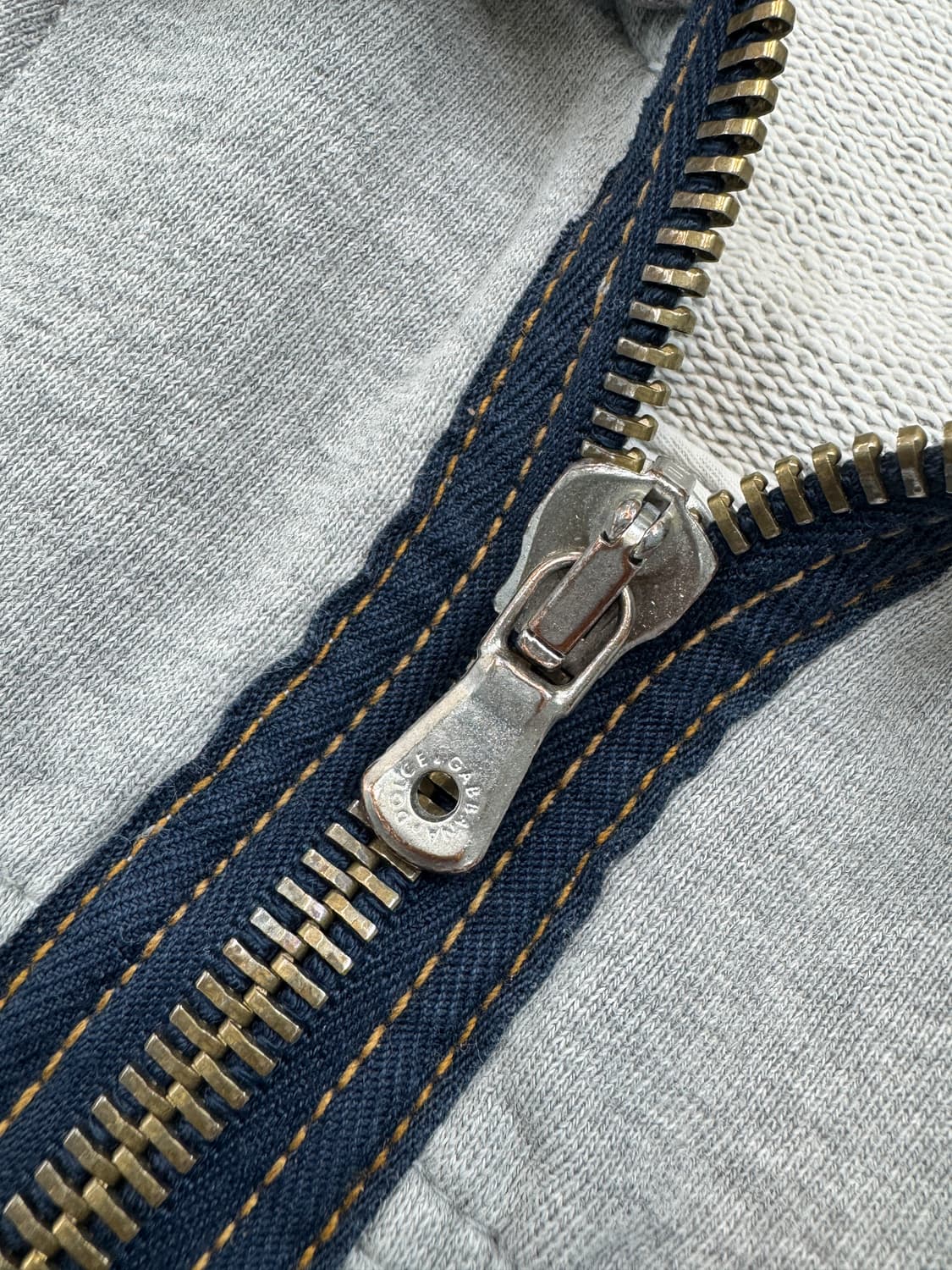 돌체앤가바나 투 패널 데님앤스웻 집업 자켓 상품이미지5