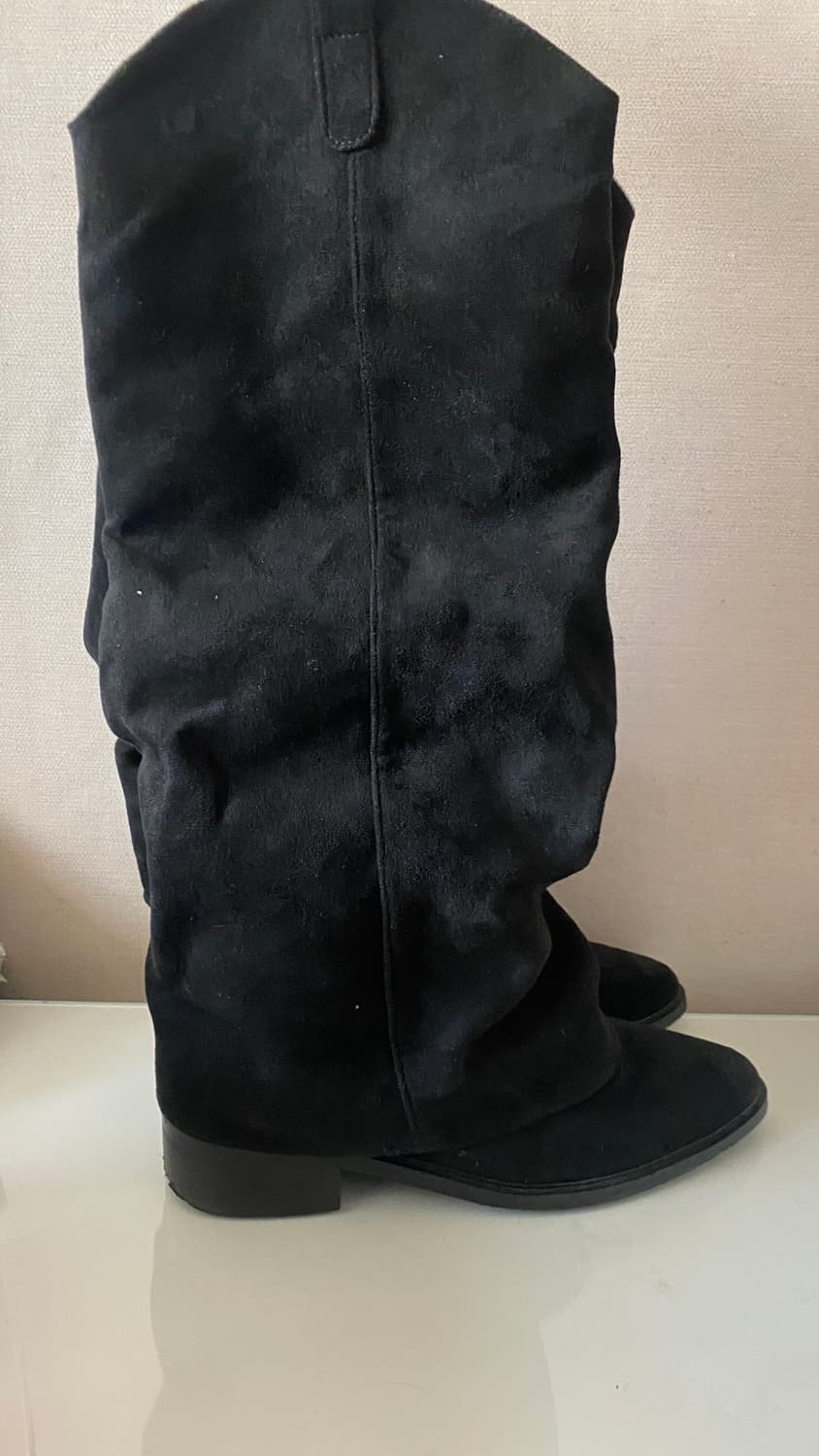 스웨이드 롱부츠 상품이미지6