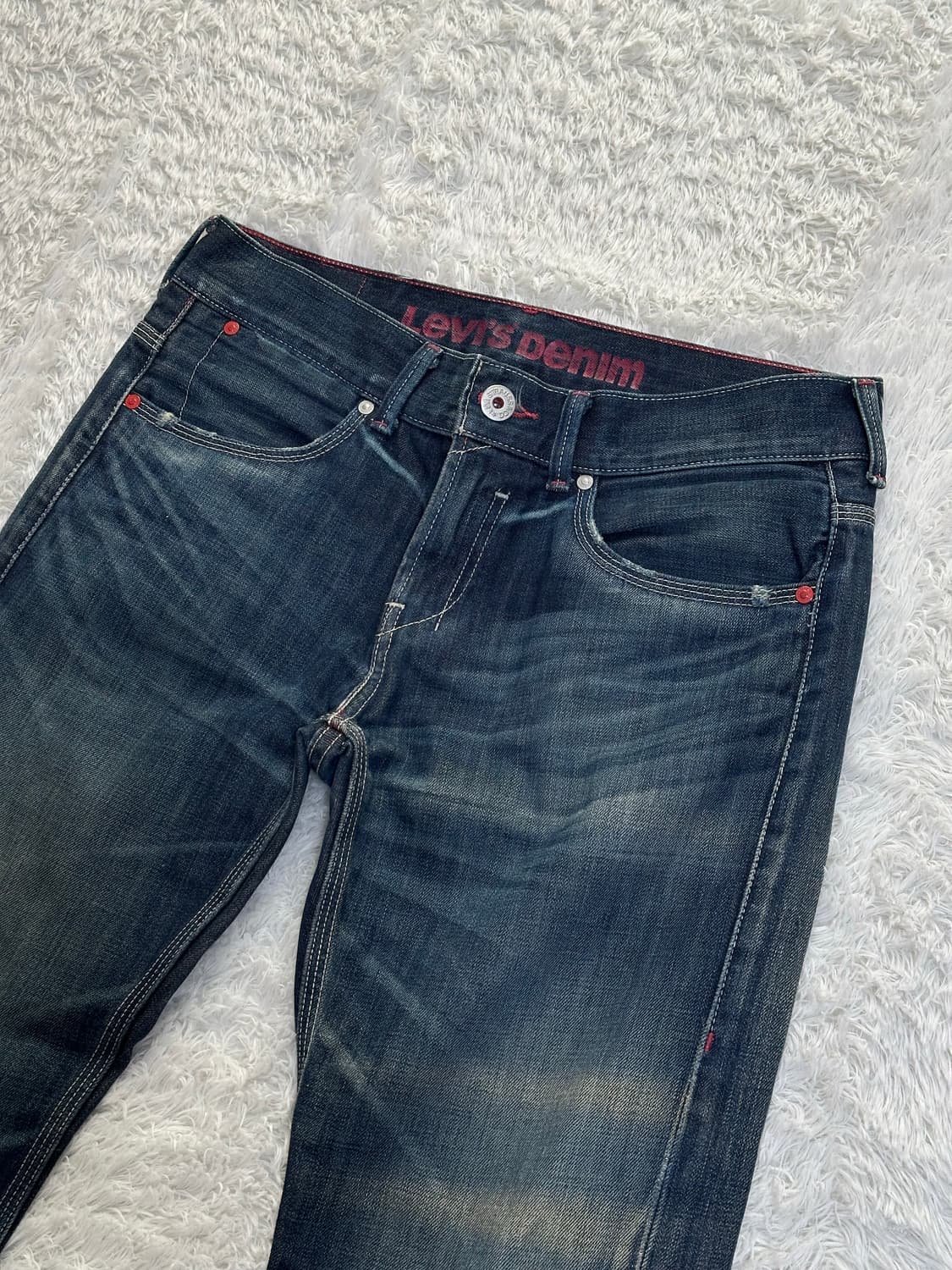 리바이스 522 슬림 스트레이트 청바지 W32 L32 상품이미지1