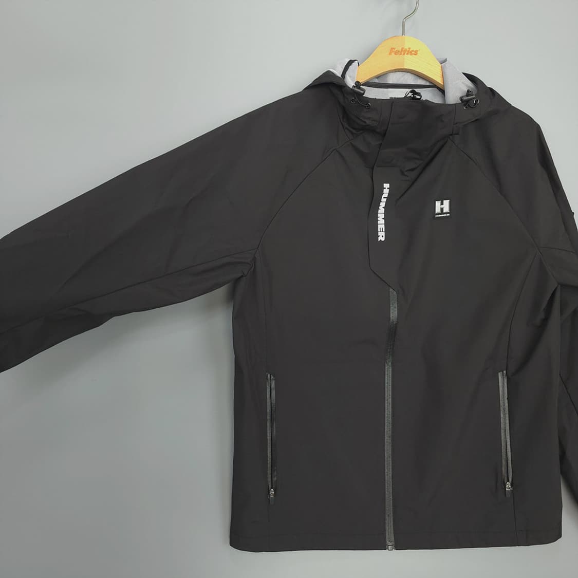 험머 HUMMER 기능성 바람막이 자켓 블랙 95(M) 상품이미지2