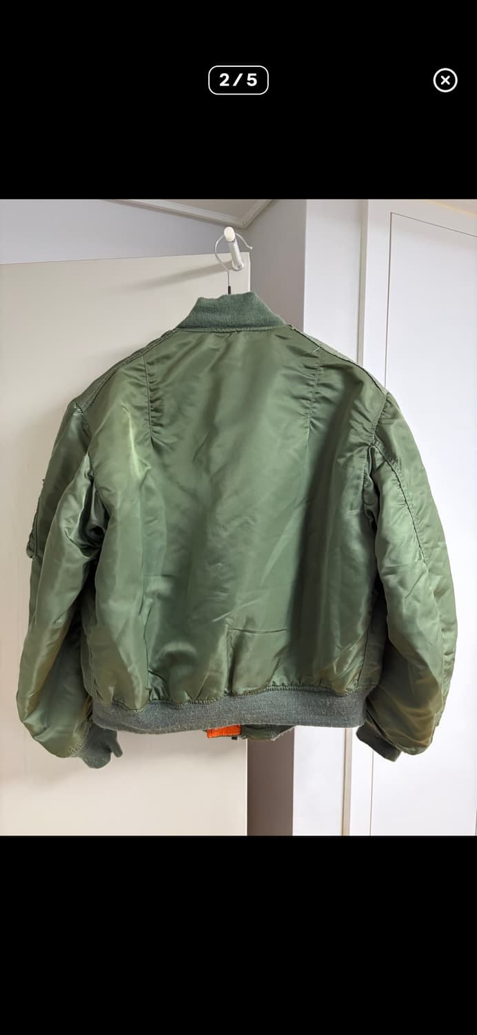 80s 알파 인더스트리 ma-1 usa 상품이미지2