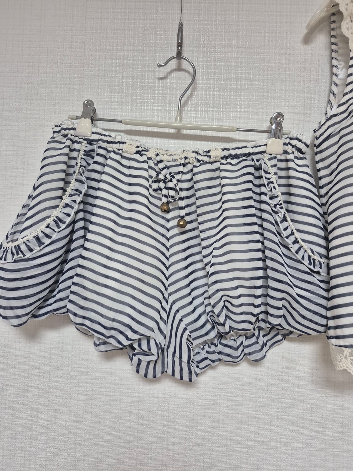 리즈리사 수선템 블루 스트라이프 셋업 상품이미지4