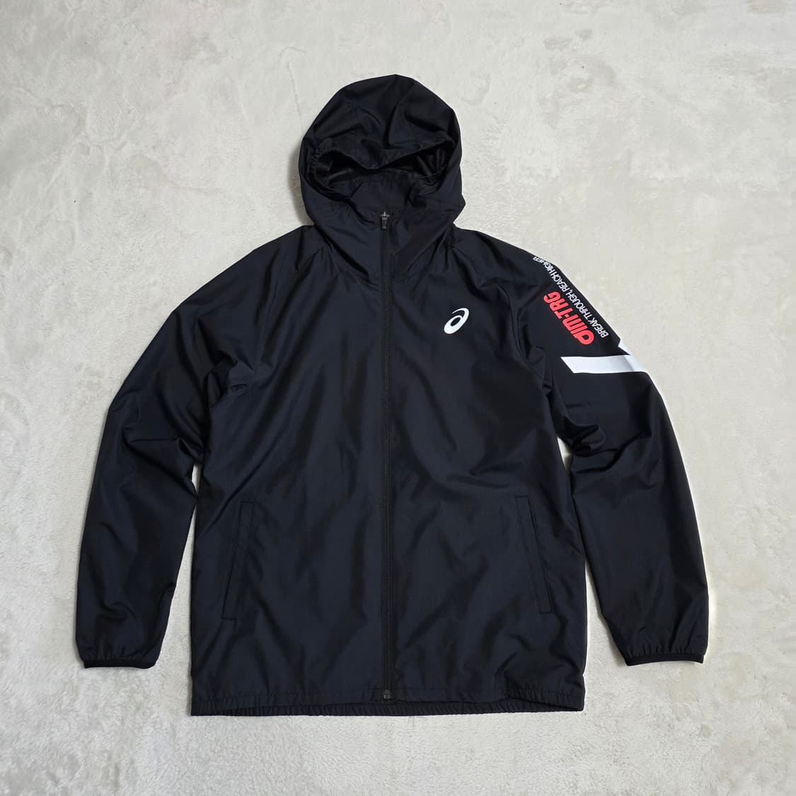 (XL)아식스 윈드브레이커 바람막이 후드자켓 상품이미지1