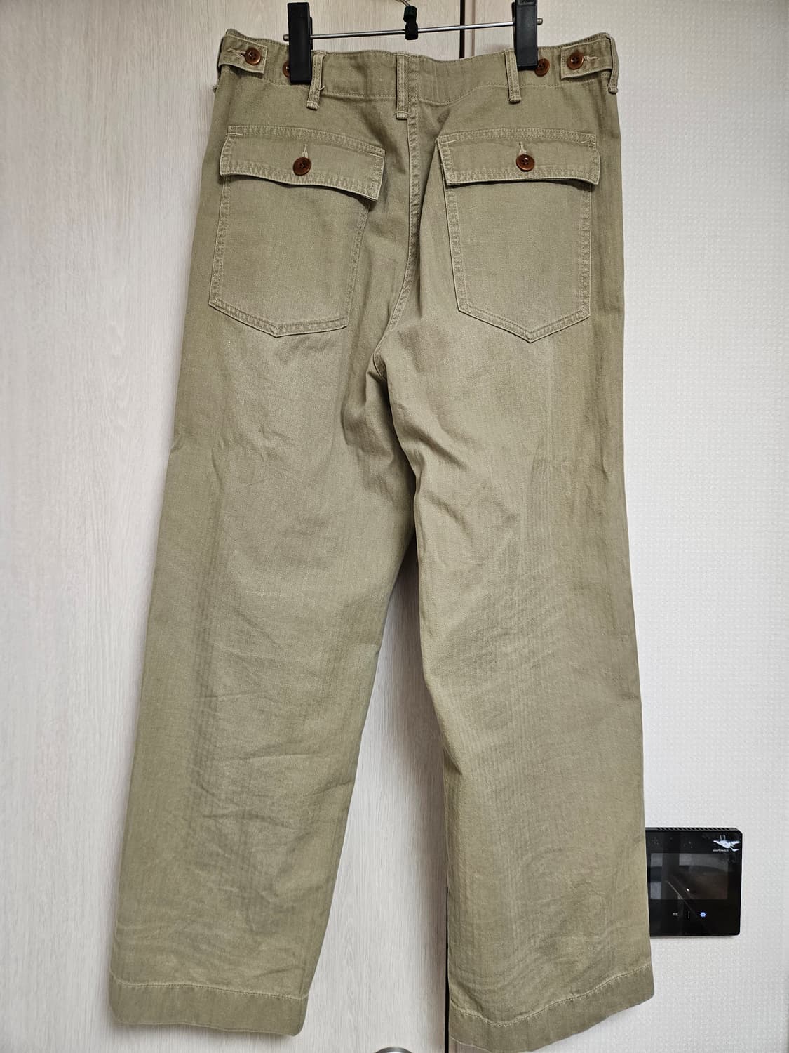 카키스 HBT baker pant khaki M 상품이미지5