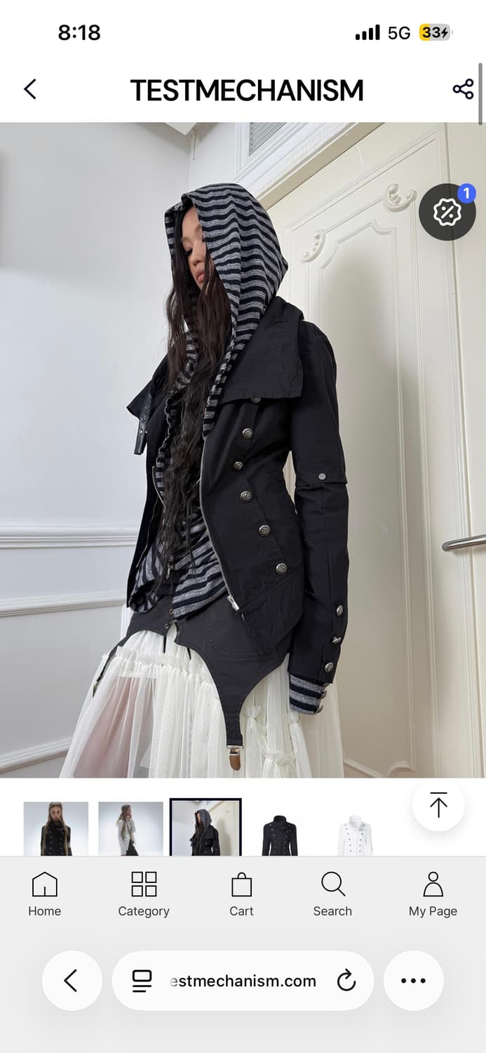 Testmechanism 테스트메커니즘 나폴레옹자켓 상품이미지2