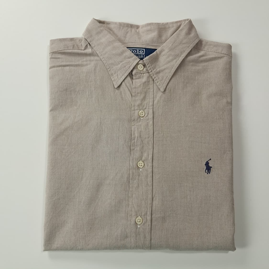 CK799 2XL 폴로 90s 브라운 도트 체크 셔츠 남방 상품이미지7