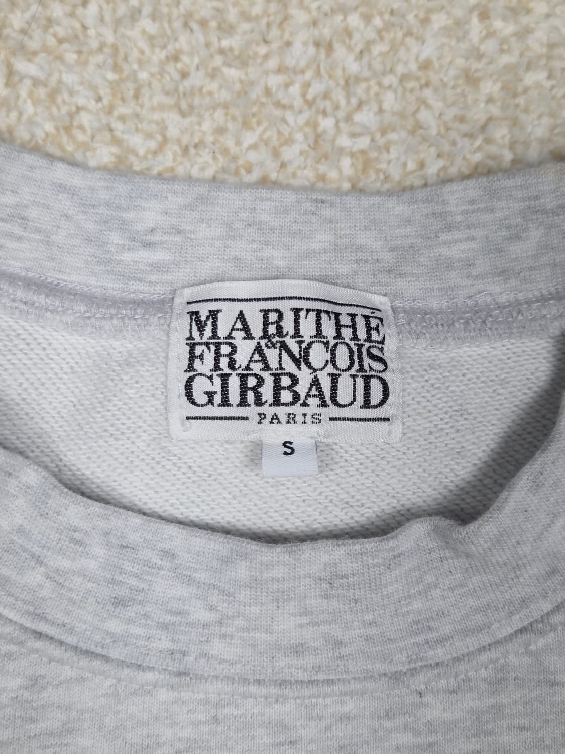 [마리떼 프랑소와 저버] MFG 서클 로고 맨투맨 | 00284 상품이미지3