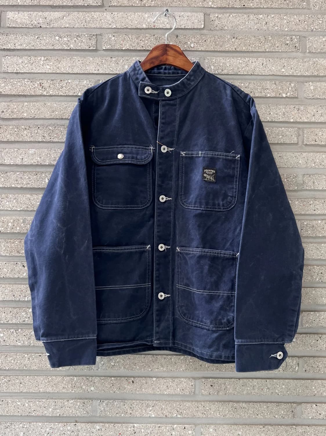 [M]90's L.C. KING 포인터 USA Made 캔버스 워크 자켓 상품이미지1