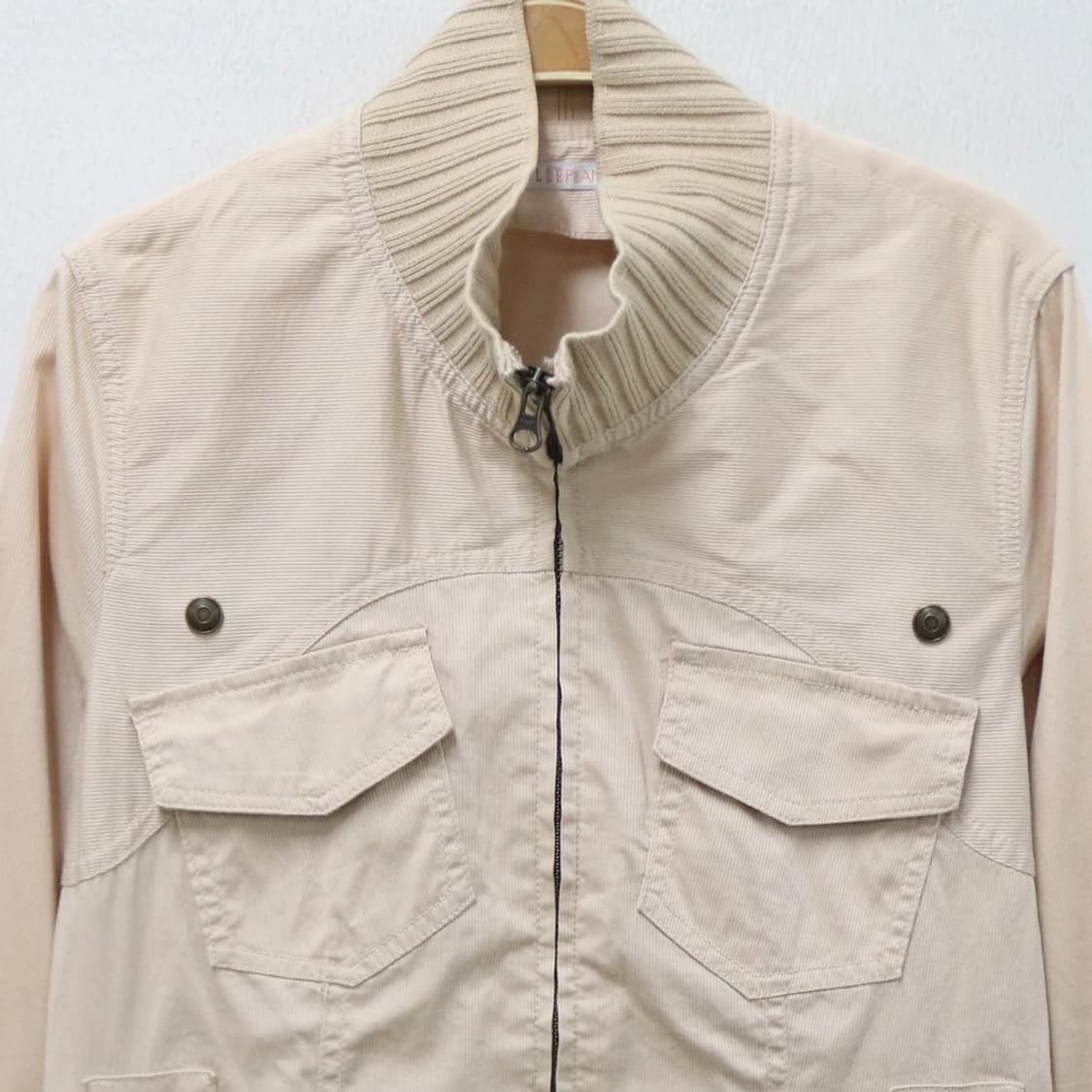 ELLEPLANETE 딸기우유 하이넥 블루종 63603 상품이미지3