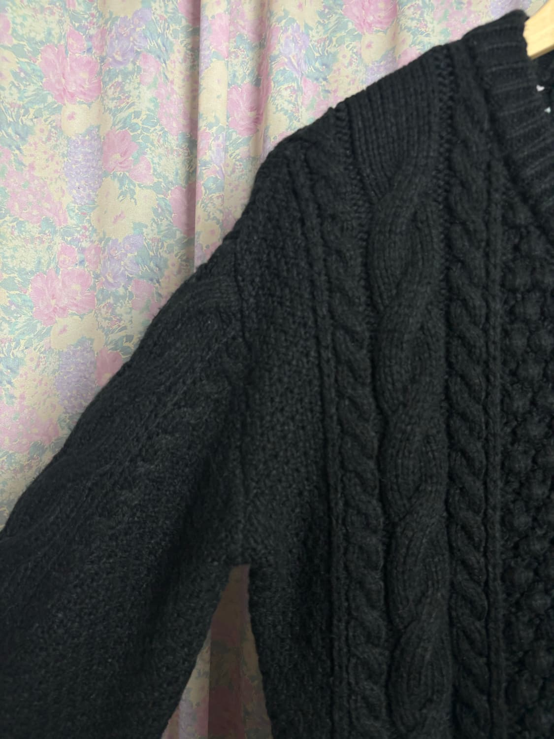 블랙 도톰 가디건 상품이미지7