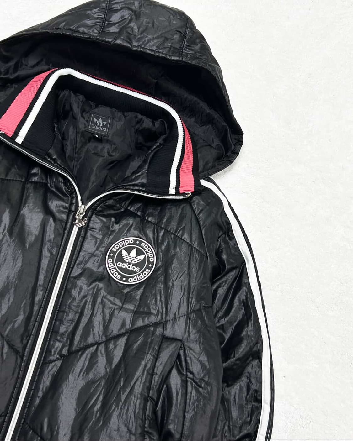 아디다스 빅로고 삼선 누빔 자켓 상품이미지6