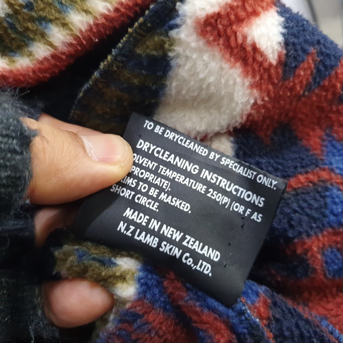 NZ 램스킨 뉴질랜드 패턴 플리스 점퍼(105) 상품이미지5