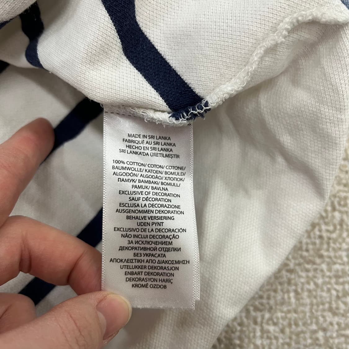 L 폴로랄프로렌 카라 데님 피케 셔츠 0223M1 상품이미지3