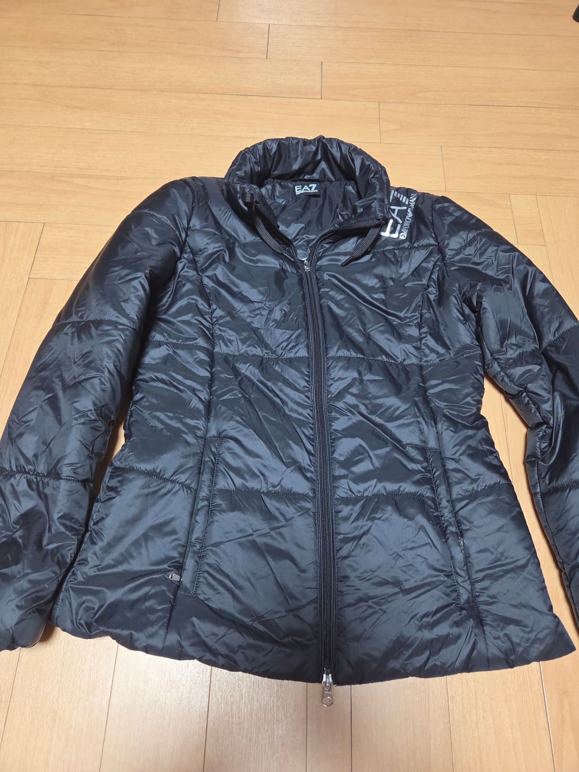 EA7 엠포리오 아르마니 블랙 패딩 점퍼 상품이미지1