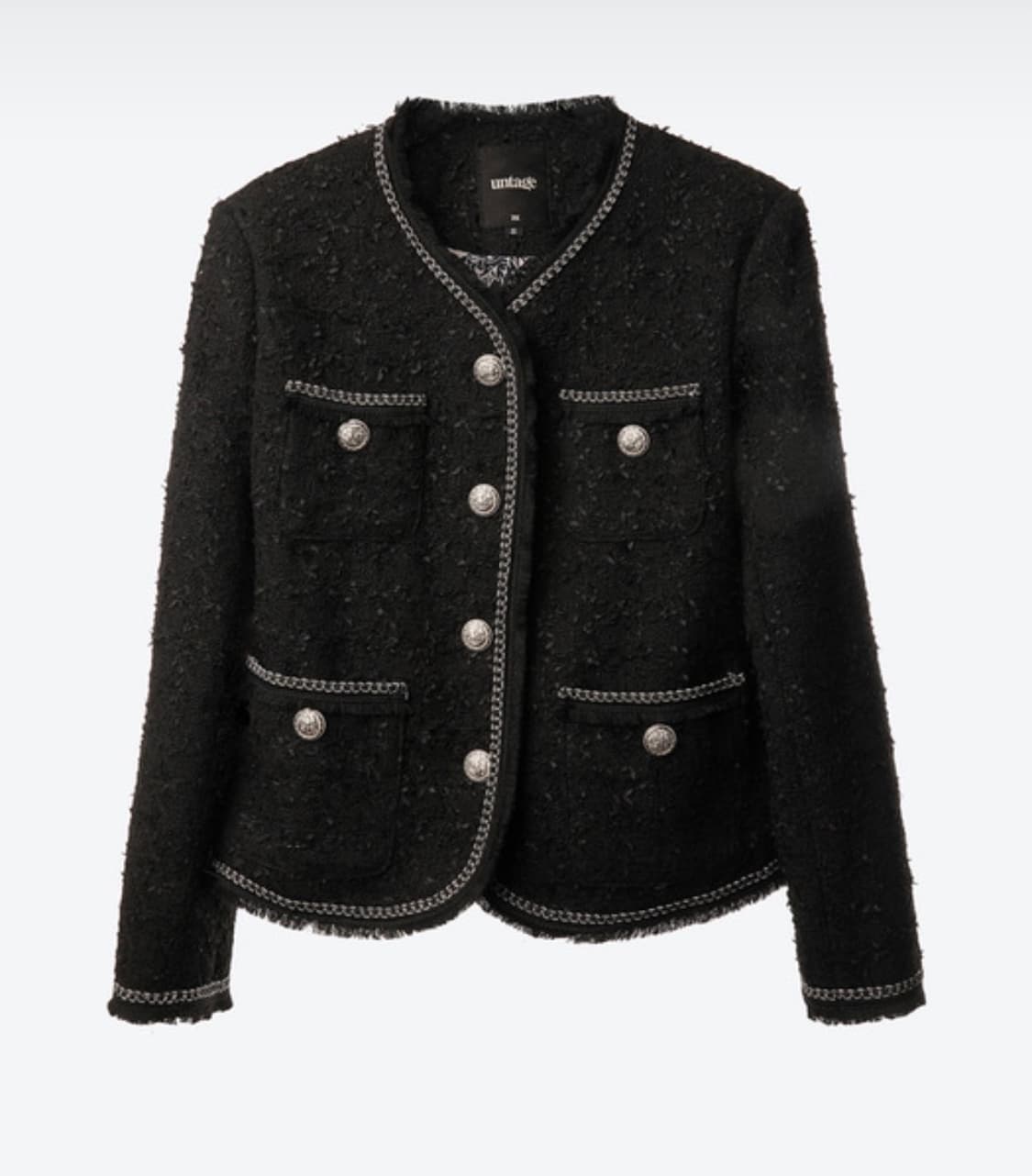 Untage 언티지 트위드 자켓 (착샷o) 상품이미지1