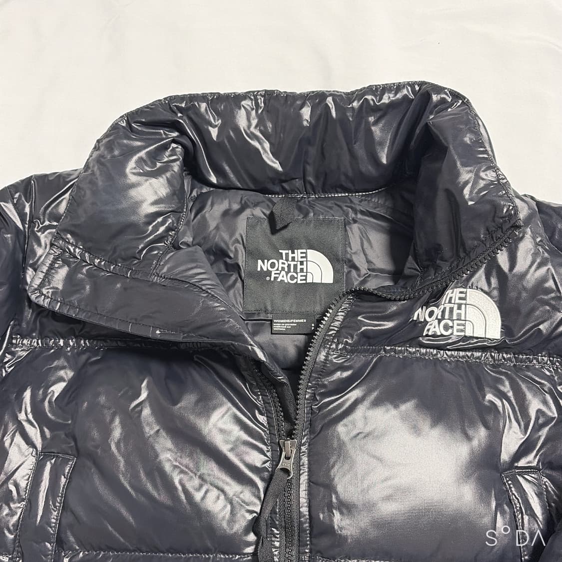 노스페이스 700 블랙 크롭 패딩 S 상품이미지6