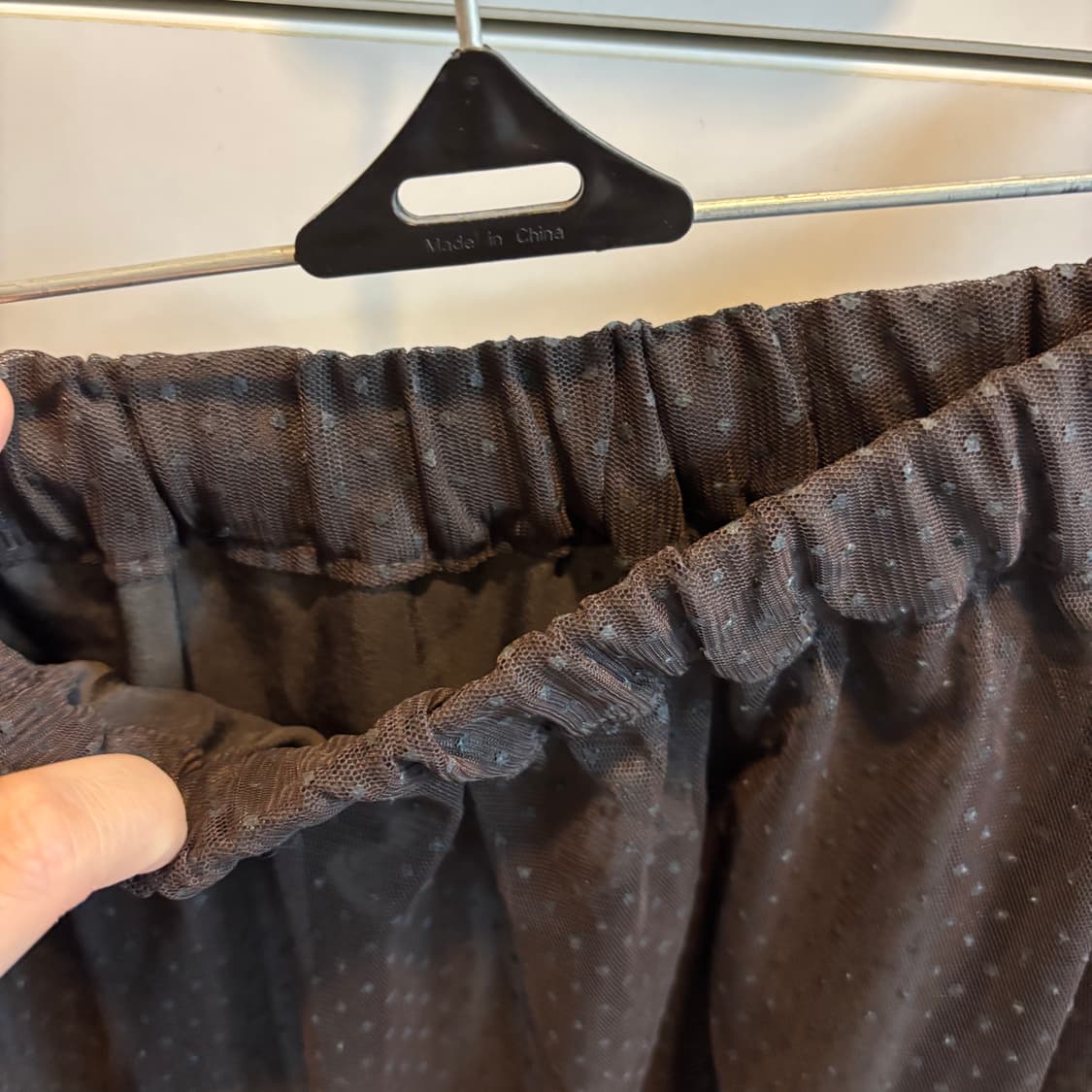 일본브랜드 아메리칸홀릭 브라운 도트 롱 샤 스커트 상품이미지4