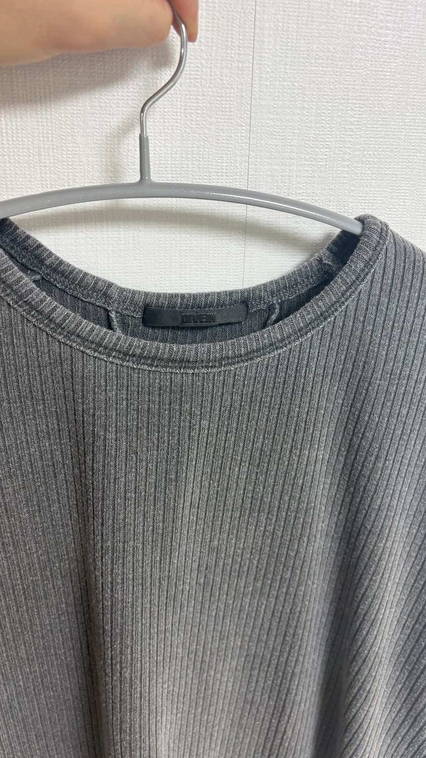 다이브인 패플서 RIBBED LONG SLEEVE (DARK GRAY) 상품이미지3
