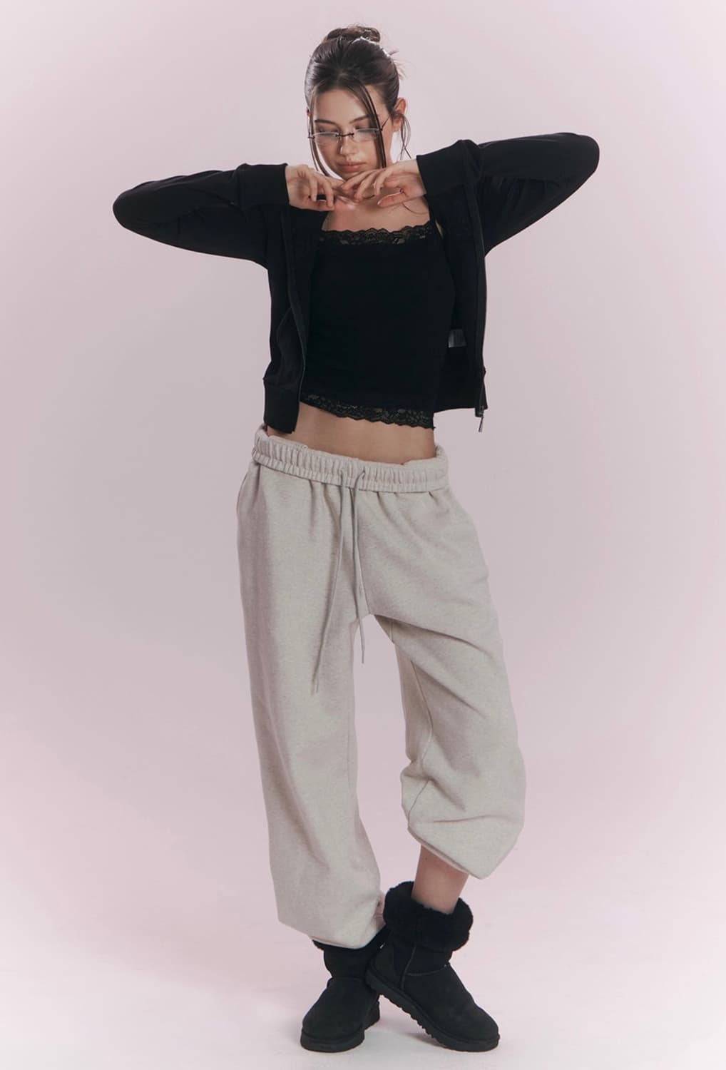 플리즈노팔로우 뉴 헤일리 조거 팬츠 상품이미지2